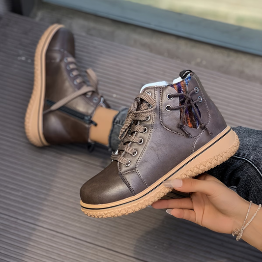 CHLOÉLYA MOVYFLEX™ - Warme & bequeme Lederstiefelette