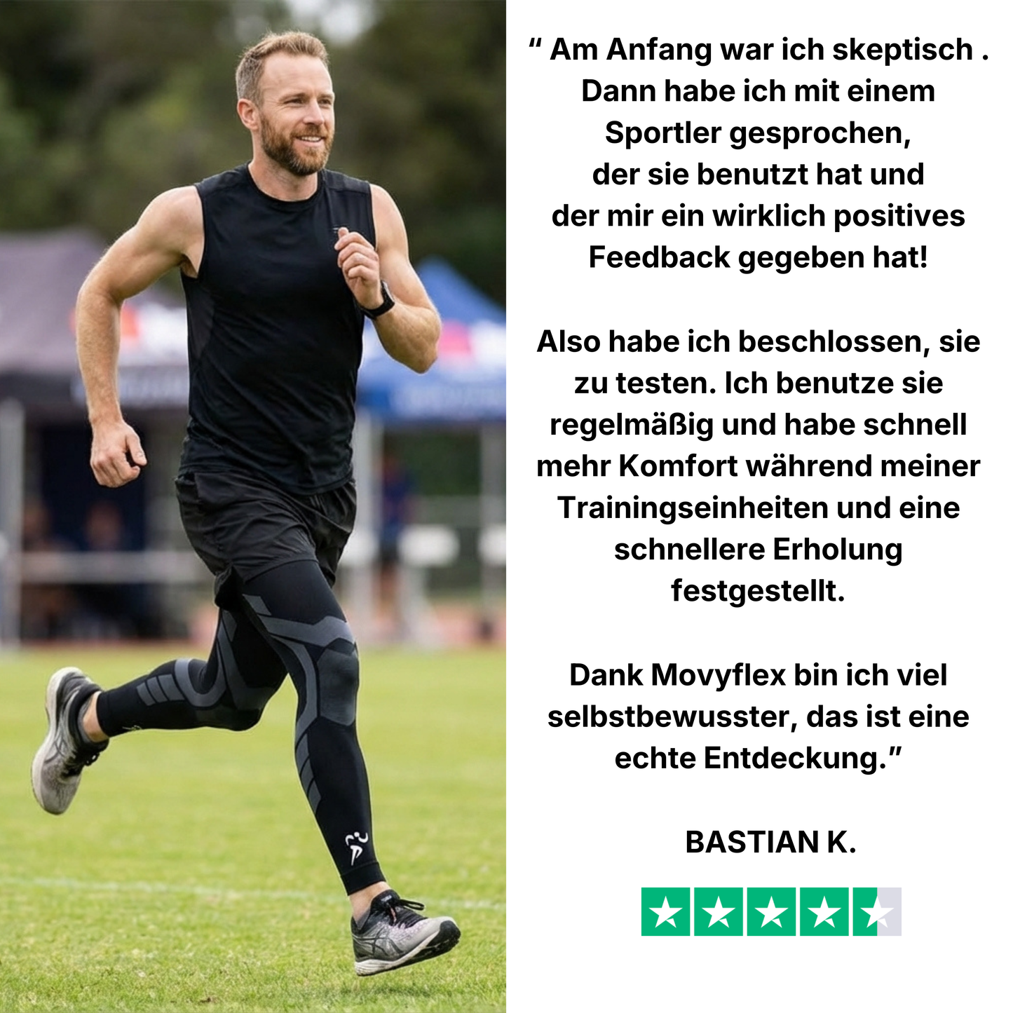 Movyflex™ – Kompressionsbandage  für Knie und Beine